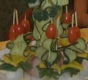 Закуски на палочках