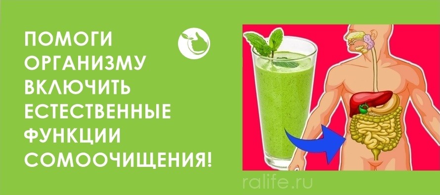 Искусственные и естественный способы очищения организма