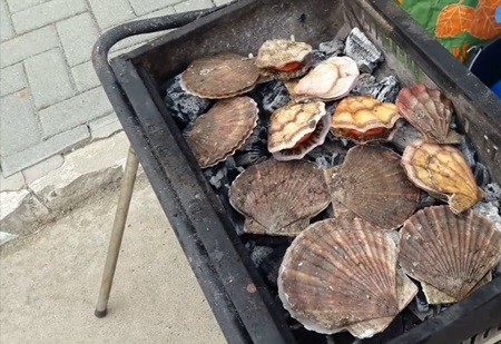 Жареные гребешки