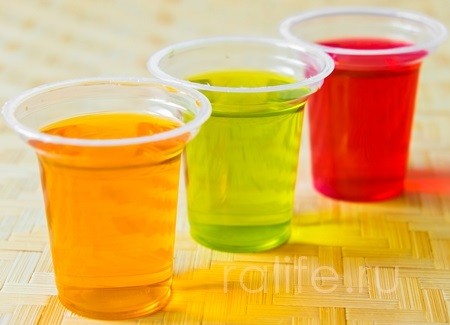 желе для десерта