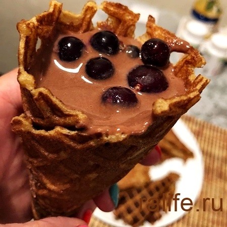 рецепт вафлей