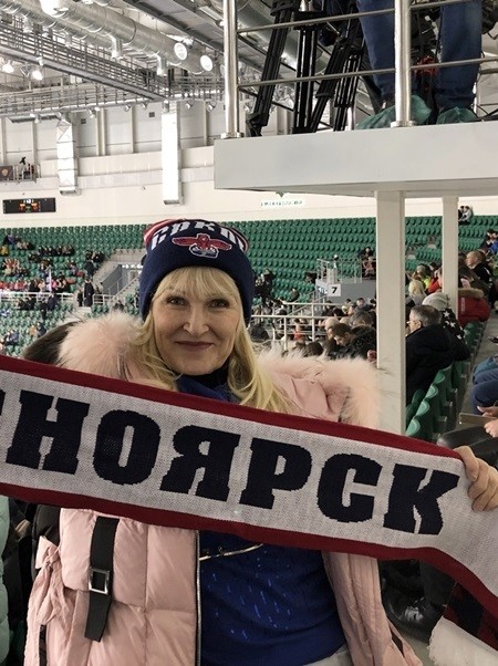 в Красноярске на хоккее