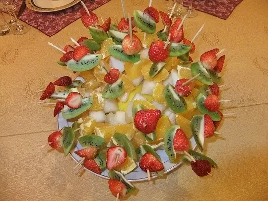 Фрукты красиво