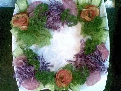 украшения из овощей