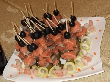 Закуски на палочках Закуски на палочках