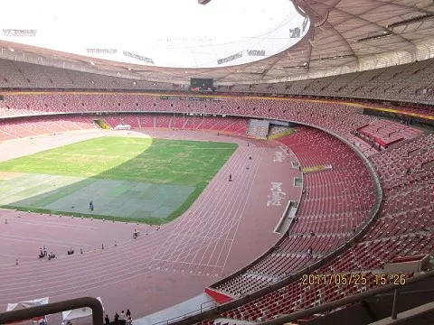 В Пекине в Олимпийской деревне В Пекине в Олимпийской деревне