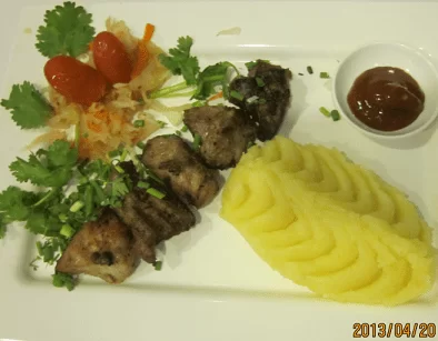 цветы из овощей