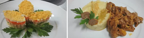 Красивое украшение блюд