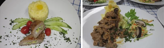 Красивое украшение блюд