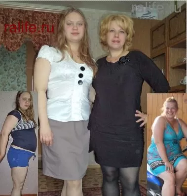 история снижения веса Светланы и ее мамы
