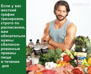 что есть перед тренировкой