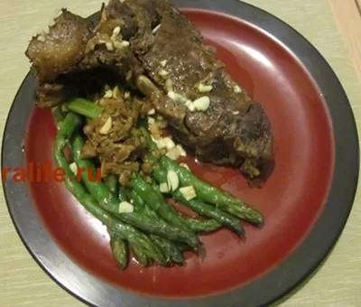 говядина на кости в микроволновке