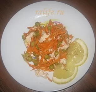 салат с куриной грудкой
