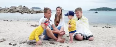 многодетная мама в прекрасной форме