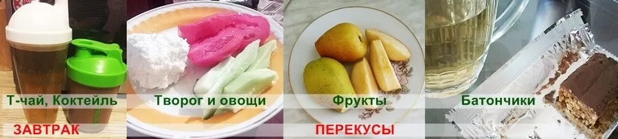 питание для снижения веса