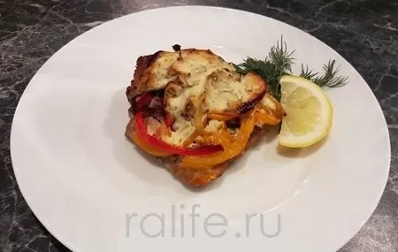 треска запеченная с овощами