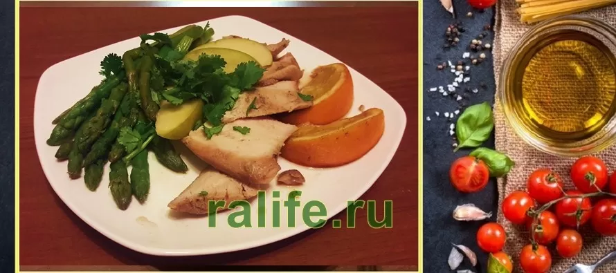 филе грудки индейки запеченное
