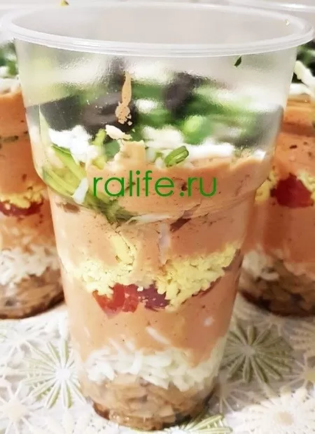 еда в стакане - рецепт