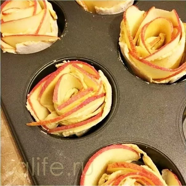 розочки из яблок