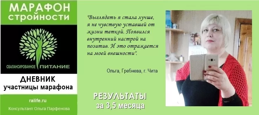 марафон стройности в Чите и результаты похудения