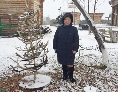 в Салехарде зимняя прогулка