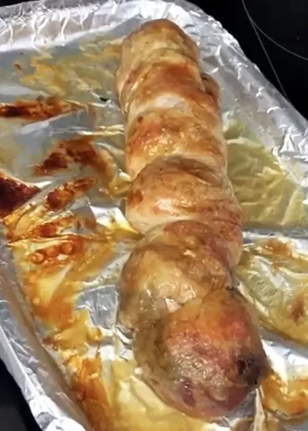 куриный рулет в духовке