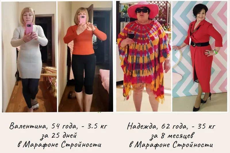 результаты похудения после 40 лет